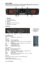 Preview for 7 page of Tronios SPL 300VHF Instruction Manual