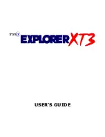 Tronix Explorer XT3 User Manual preview