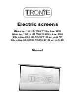 Preview for 1 page of Tronje TRLW-PT 92 Manual