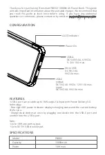 Предварительный просмотр 2 страницы Tronsmart PBD02 User Manual