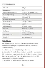 Preview for 32 page of Tronsmart SoundPulse Element Mega User Manual