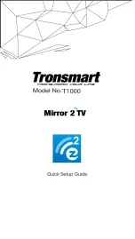 Preview for 1 page of Tronsmart T1000 Mirror2TV Quick Setup Manual