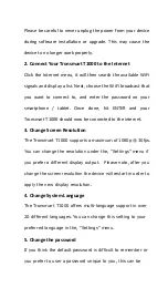 Preview for 13 page of Tronsmart T1000 Mirror2TV Quick Setup Manual