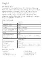 Preview for 3 page of Tronsmart TF12 Manual