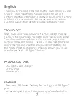 Preview for 3 page of Tronsmart WCP03 User Manual