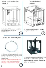 Предварительный просмотр 8 страницы TRONXY D01 User'S Manual & Installation Manual