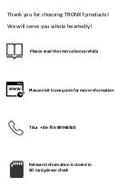 Preview for 2 page of TRONXY X5SA-500-PRO User Manual
