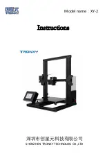 TRONXY XY-2 Instructions Manual preview