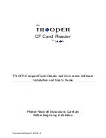 Trooper TR-CFR Installation And User Manual preview