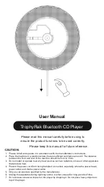 TrophyRak YR-Q100 User Manual preview