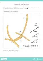 Предварительный просмотр 2 страницы Tropilex Hanging chair stand United Assembly Instructions