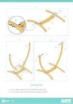 Предварительный просмотр 3 страницы Tropilex Hanging chair stand United Assembly Instructions