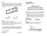 tropitone Cabana Club 520732 Chaise Lounge Replacement Instructions preview