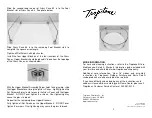 Preview for 4 page of tropitone Flame Guard Assembly Instructions