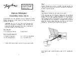 Предварительный просмотр 1 страницы tropitone Kenzo Series Assembly Instructions