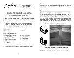 Предварительный просмотр 1 страницы tropitone Ravello Crescent Sectional Assembly Instructions