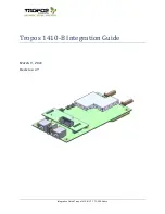 Tropos Networks 1410-B Integration Manual preview