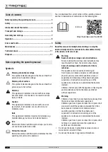 Preview for 2 page of Trotec 1.410.003.810 Operating Manual