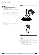 Preview for 8 page of Trotec 1.410.003.810 Operating Manual