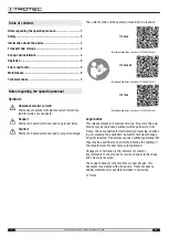 Preview for 2 page of Trotec 1.510.000.010 Operating Manual