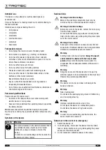 Предварительный просмотр 4 страницы Trotec 1050000403 Operating Manual