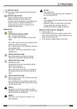 Preview for 5 page of Trotec 1120001115 Original Instructions Manual