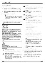 Preview for 4 page of Trotec 1180000090 Original Instructions Manual