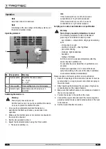 Preview for 8 page of Trotec 1180000090 Original Instructions Manual