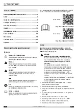 Preview for 2 page of Trotec 1210003030 Operating Manual