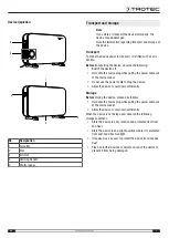 Предварительный просмотр 5 страницы Trotec 1410000521 Operating Manual