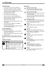 Предварительный просмотр 4 страницы Trotec 1410000609 Operating Manual