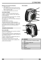 Предварительный просмотр 5 страницы Trotec 1410000609 Operating Manual