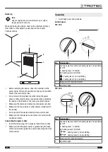 Предварительный просмотр 7 страницы Trotec 1410000661 Operating Manual