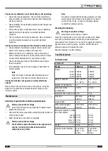 Предварительный просмотр 11 страницы Trotec 1410000720 Operating Manual