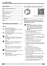 Preview for 2 page of Trotec 3510003012 Operating Manual