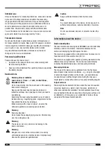 Preview for 3 page of Trotec 3510205157 Operating Manual