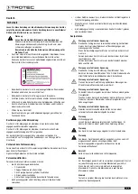 Предварительный просмотр 4 страницы Trotec 3510205244 Manual