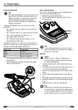 Предварительный просмотр 10 страницы Trotec 4451000111 Operating Manual