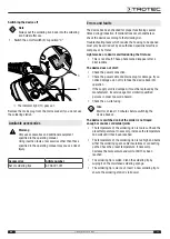 Предварительный просмотр 11 страницы Trotec 4451000111 Operating Manual