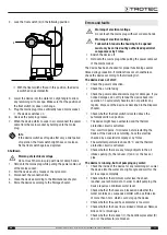 Предварительный просмотр 11 страницы Trotec 4610000005 Operating Manual