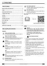 Предварительный просмотр 2 страницы Trotec 4656000010 Original Instructions Manual