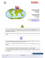 Preview for 2 page of Trotec 8012 Speedmarker CL Operation Manual