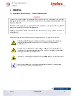 Preview for 4 page of Trotec 8012 Speedmarker CL Operation Manual