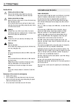 Preview for 4 page of Trotec AIRGOCLEAN 11 E Operating Manual