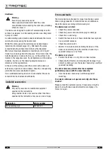 Preview for 10 page of Trotec AIROZON 10000 Original Instructions Manual