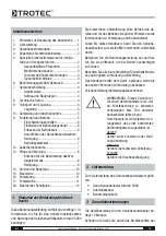 Предварительный просмотр 2 страницы Trotec Airozon 5000 Operating Manual