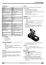 Предварительный просмотр 5 страницы Trotec BD22 Operating Manual