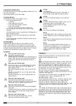 Предварительный просмотр 5 страницы Trotec BE20 Manual