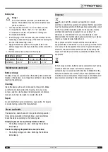 Preview for 9 page of Trotec BE47 Operating Manual