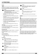 Preview for 4 page of Trotec BF06 Operating Manual